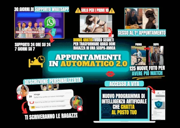 Appuntamenti in Automatico 2.0 – Luca di Approcciala