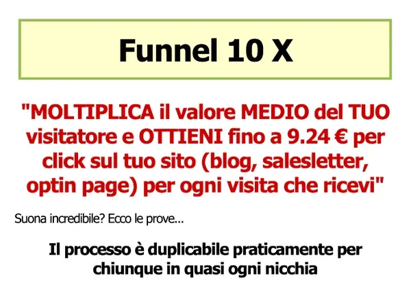 Funnel 10 X – Valerio Conti