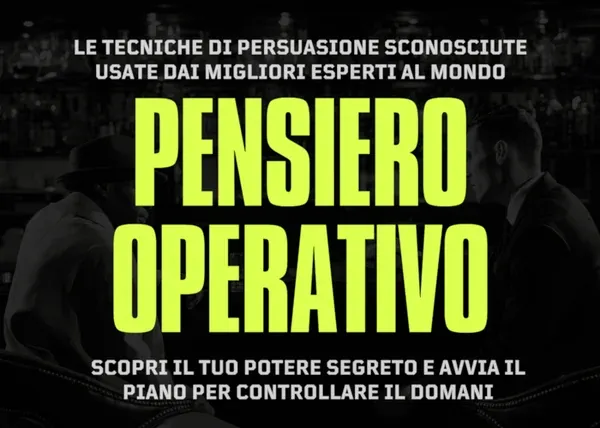 Pensiero Operativo – Metodo Bad Boy
